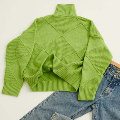 Diamond Knit Sweater