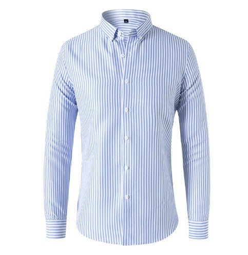 Men-S Elegant Striped Shirt