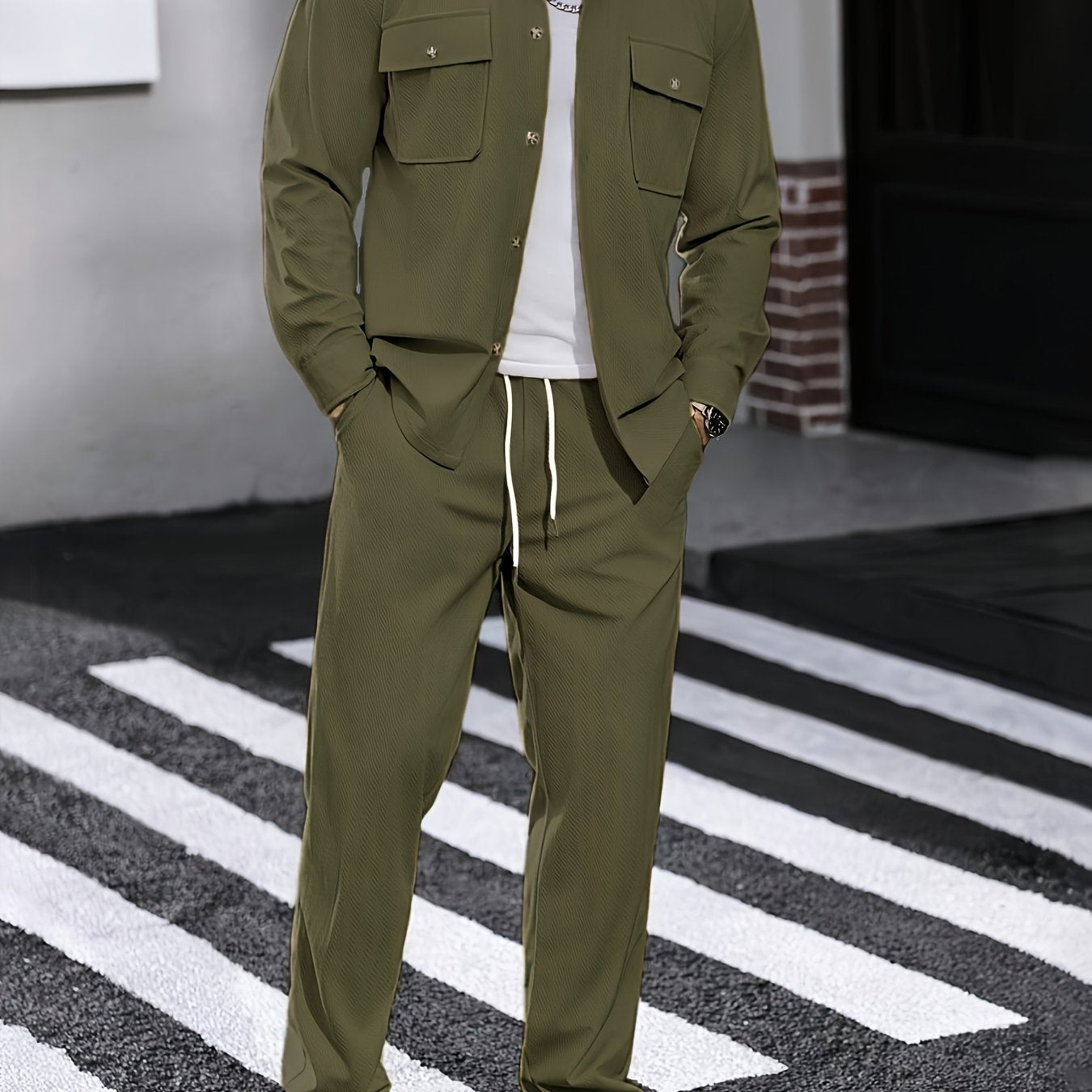 Cross-border Men's Casual Sportswear Set