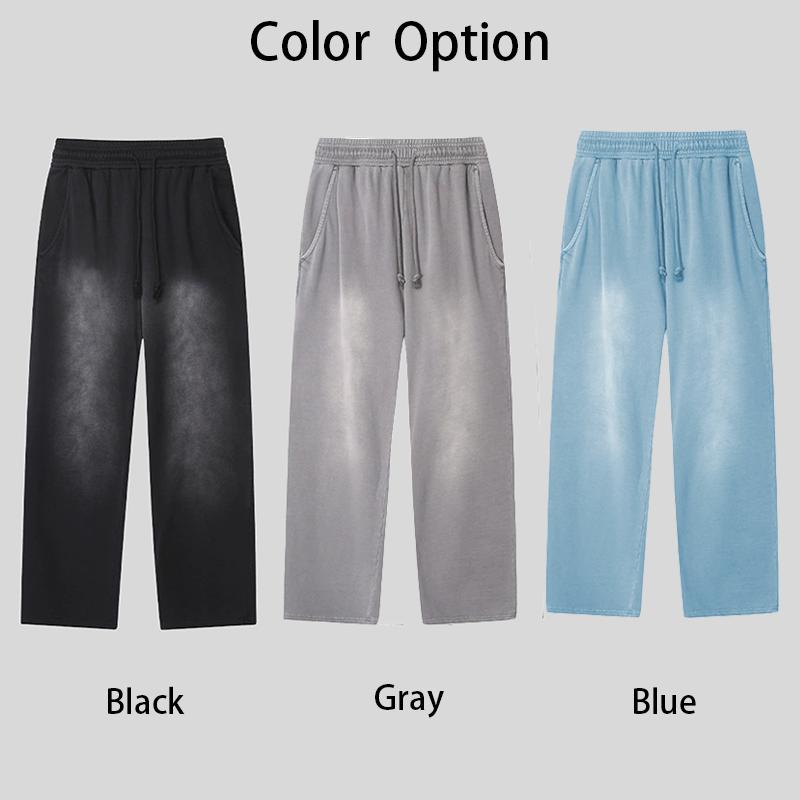 Men’s Gradient Wide-Leg Drawstring Pants