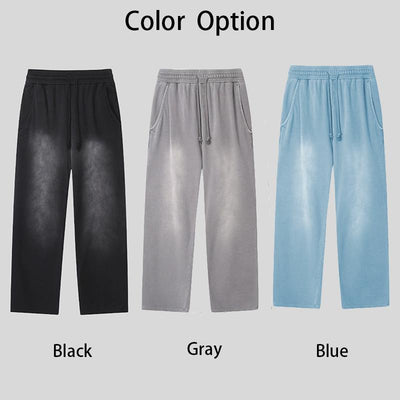 Men’s Gradient Wide-Leg Drawstring Pants