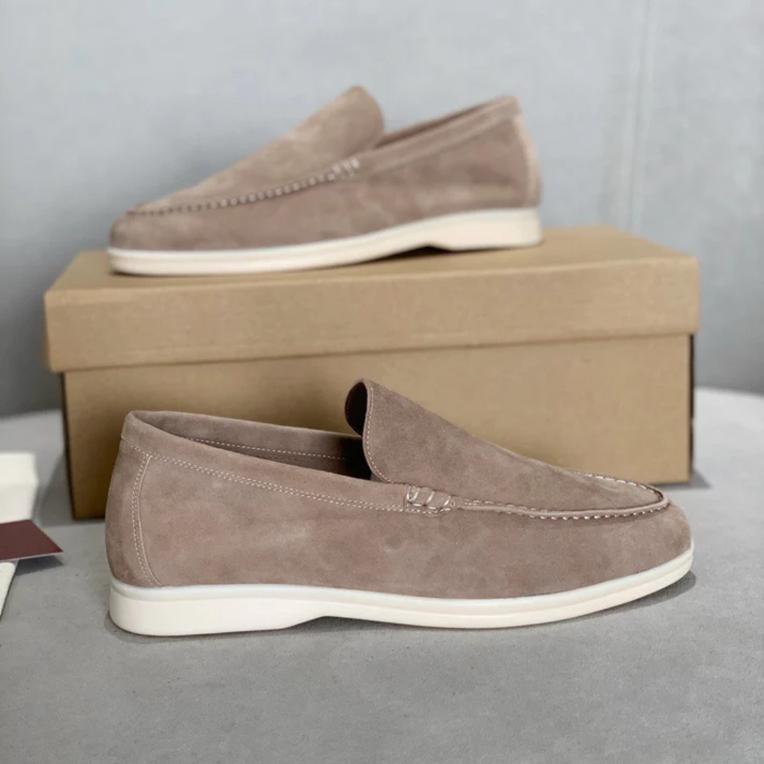 Elegant Suede Slip-On Loafers