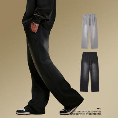 Men’s Gradient Wide-Leg Drawstring Pants