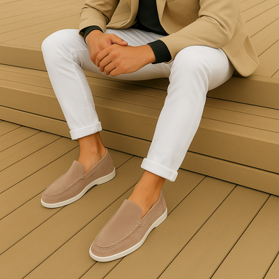 Elegant Suede Slip-On Loafers