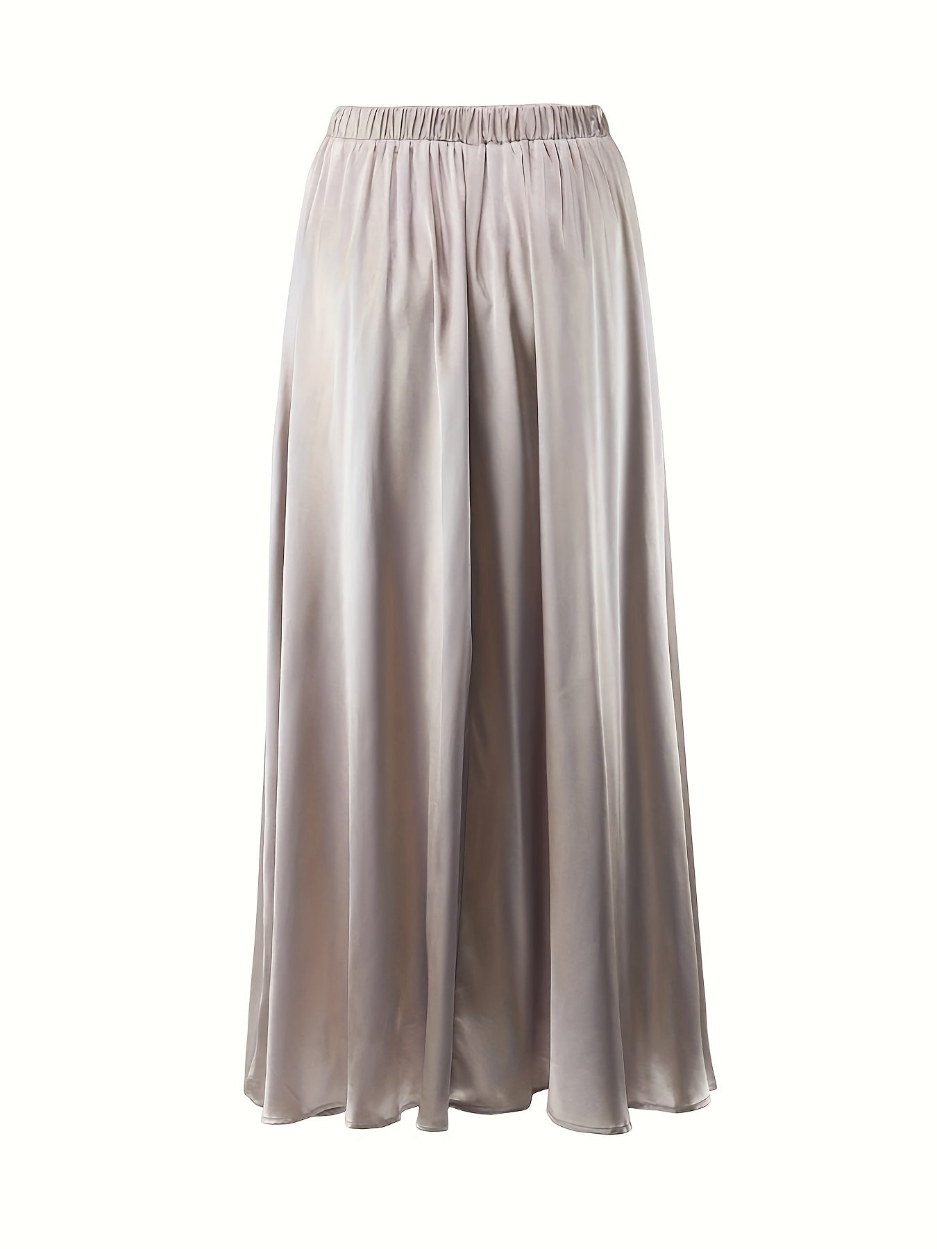 Versatile Satin Evening Skirt