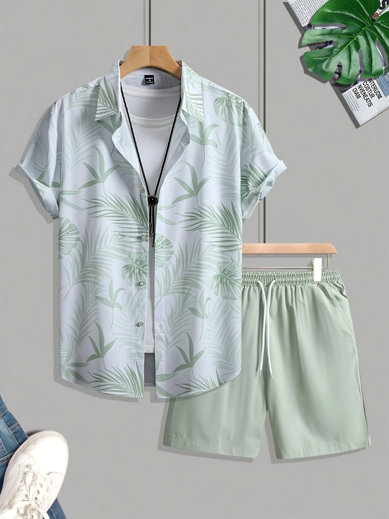 Short Sleeve Shirt and Shorts Set