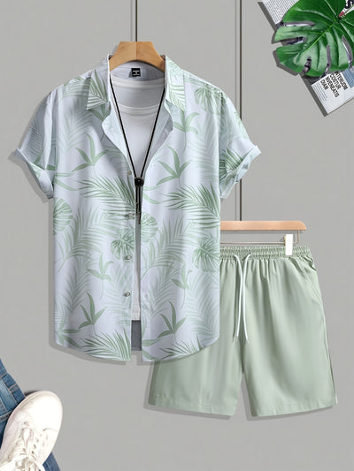 Short Sleeve Shirt and Shorts Set