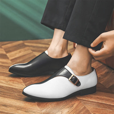 Genuine Leather Monk Shoes
