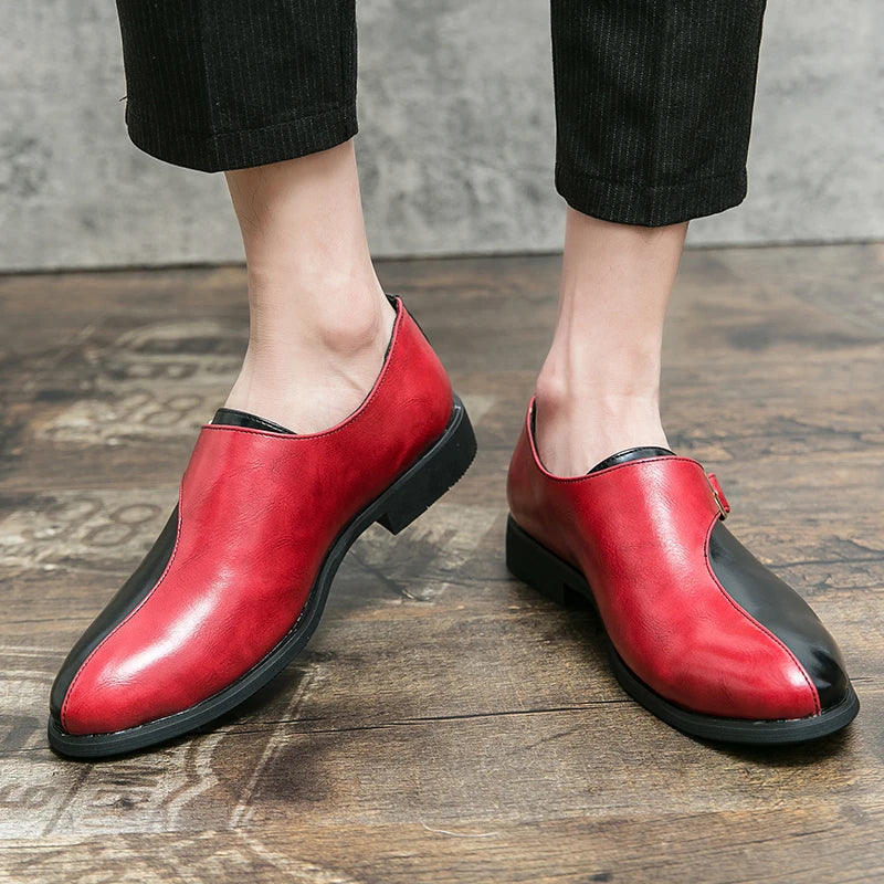 Genuine Leather Monk Shoes