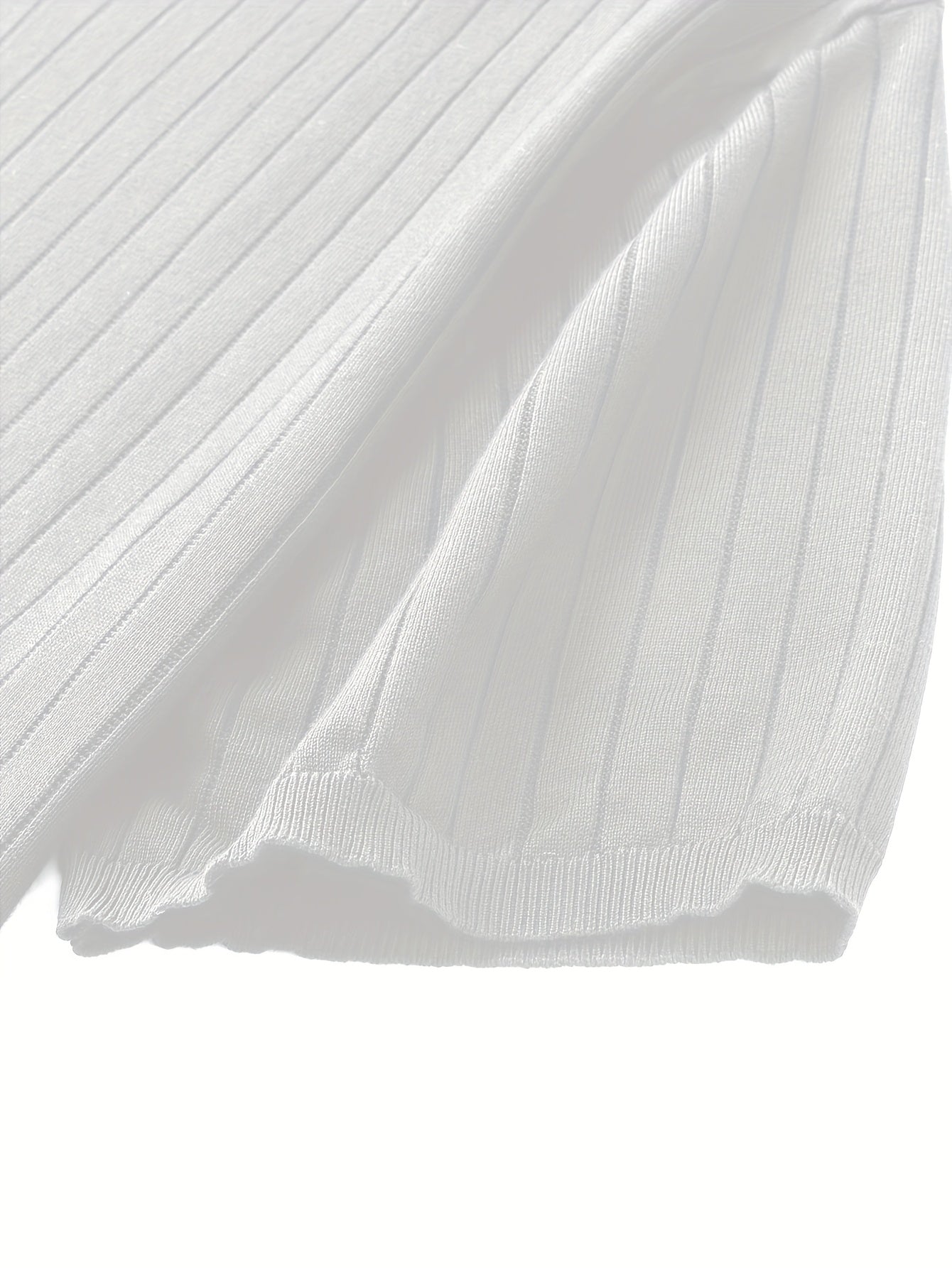 Men’s Ribbed Knit Shirt – Black & White