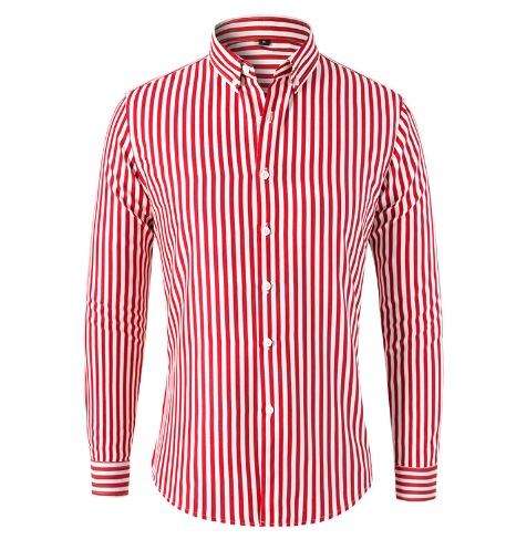 Men-S Elegant Striped Shirt