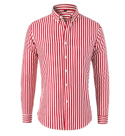 Men-S Elegant Striped Shirt