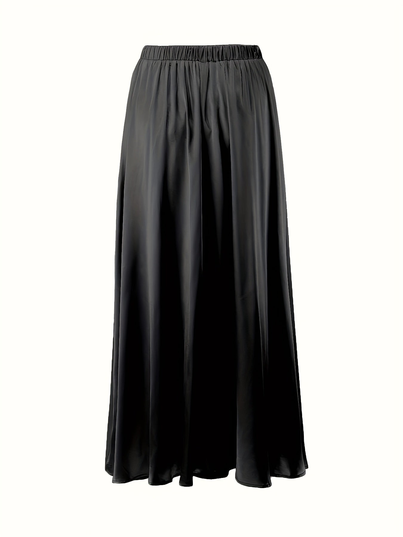 Versatile Satin Evening Skirt
