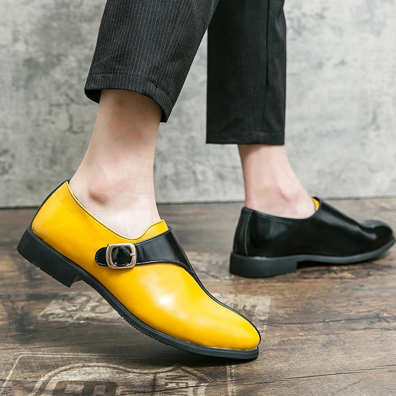 Genuine Leather Monk Shoes
