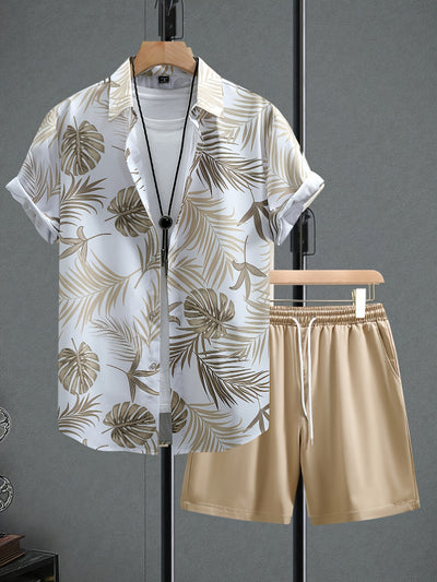 Short Sleeve Shirt and Shorts Set