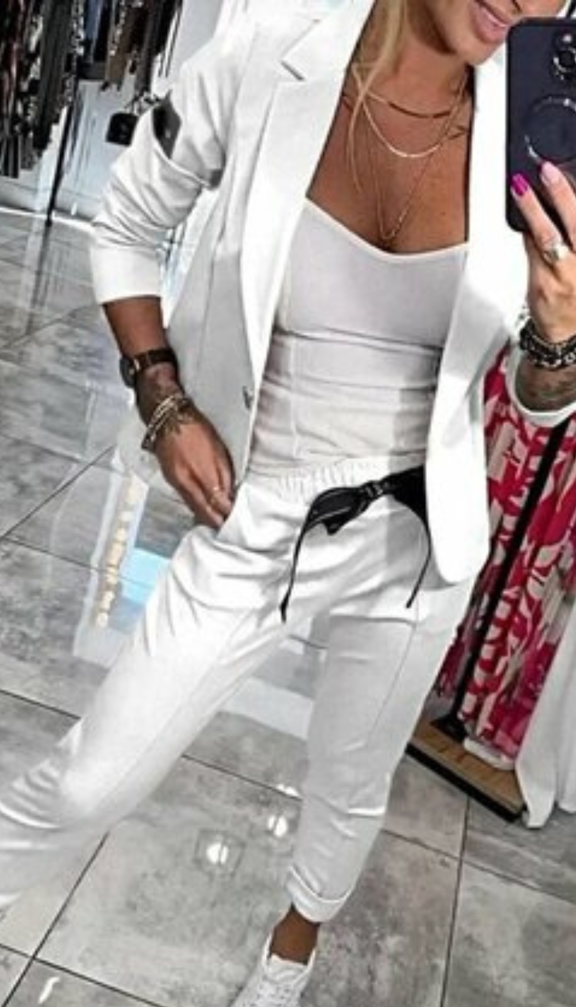 2-PIECE SET OF CASUAL SUIT JACKET AND PANTS FOR WOMEN