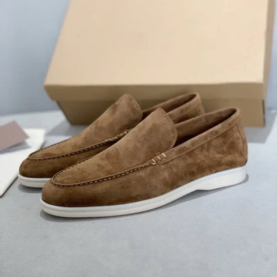 Elegant Suede Slip-On Loafers