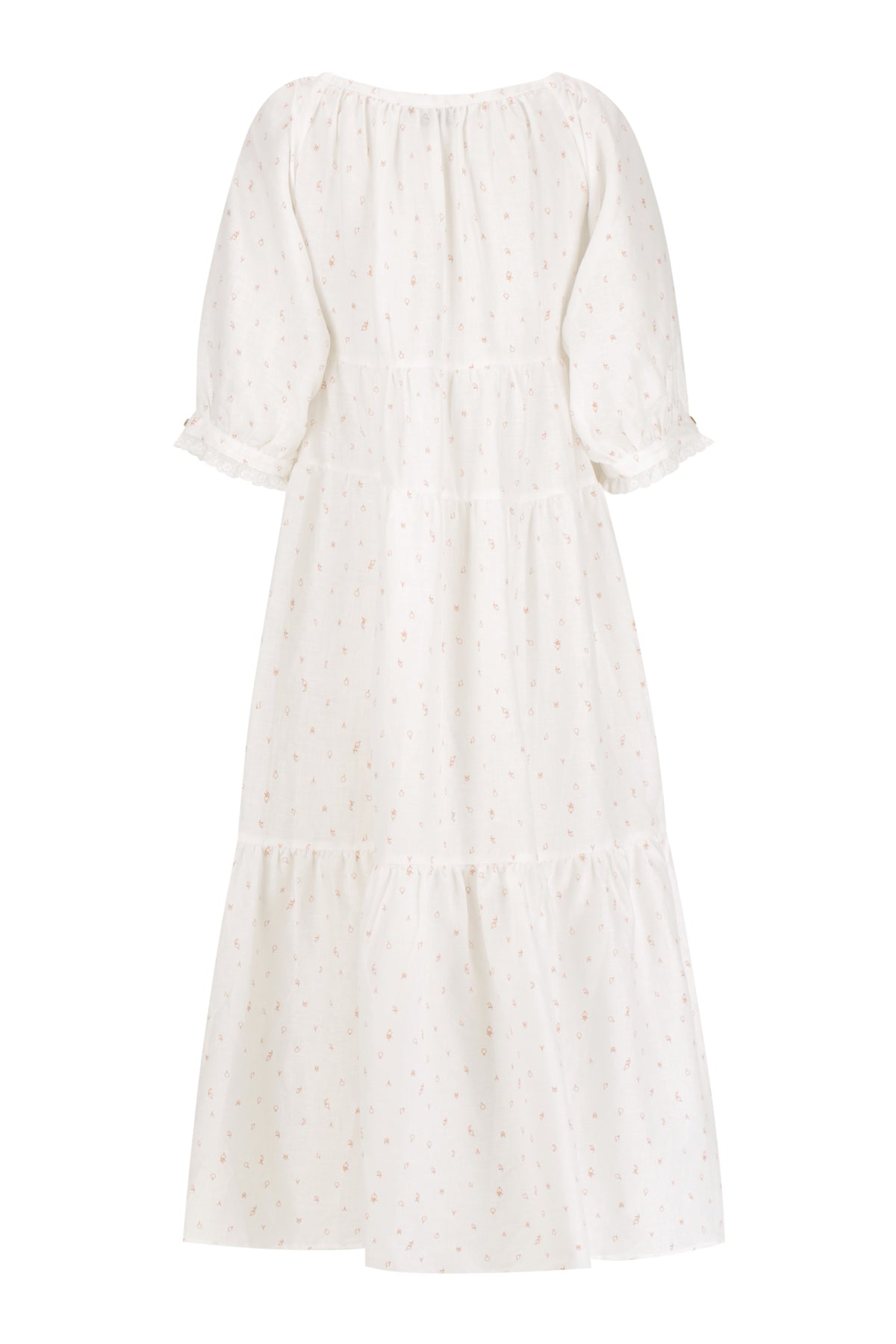 Liora Cotton Linen Midi Dress