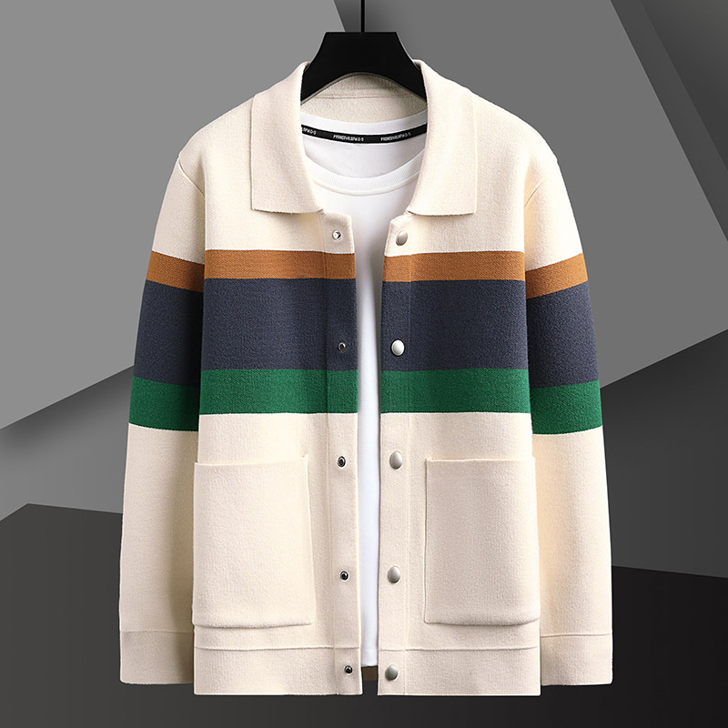 Gridline Retro Cardigan