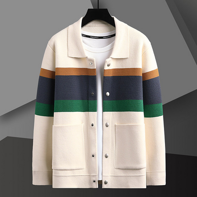 Gridline Retro Cardigan