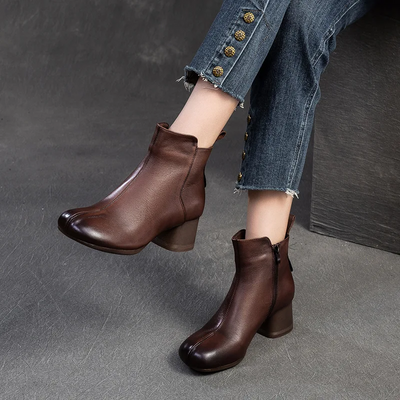 Knockout Luxe Leather Boots