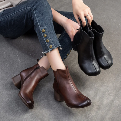 Knockout Luxe Leather Boots
