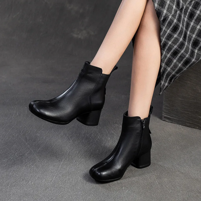 Knockout Luxe Leather Boots