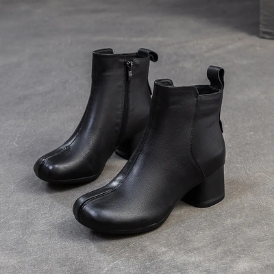 Knockout Luxe Leather Boots