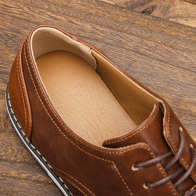 Alden Premium Leather Lace-Up Shoes