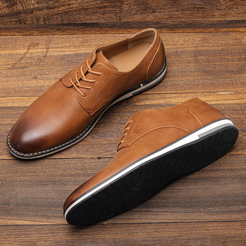 Alden Premium Leather Lace-Up Shoes