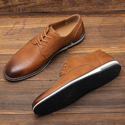 Alden Premium Leather Lace-Up Shoes