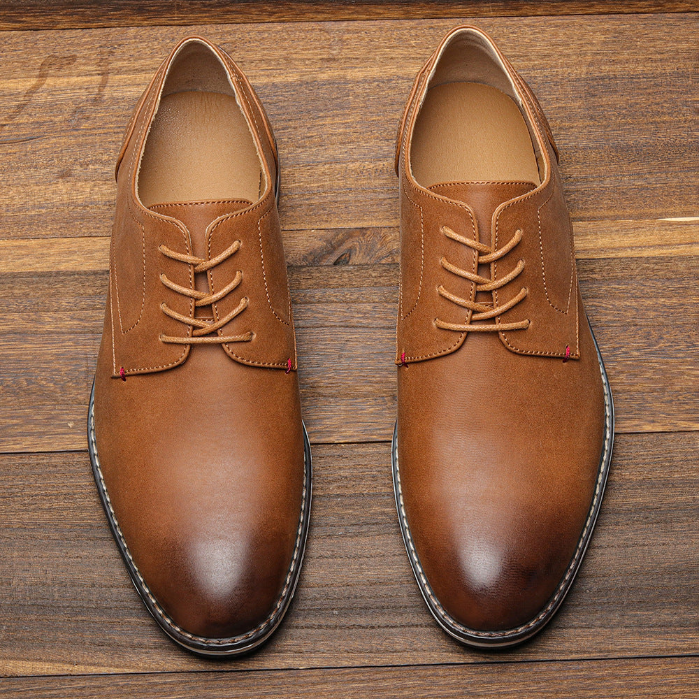 Alden Premium Leather Lace-Up Shoes