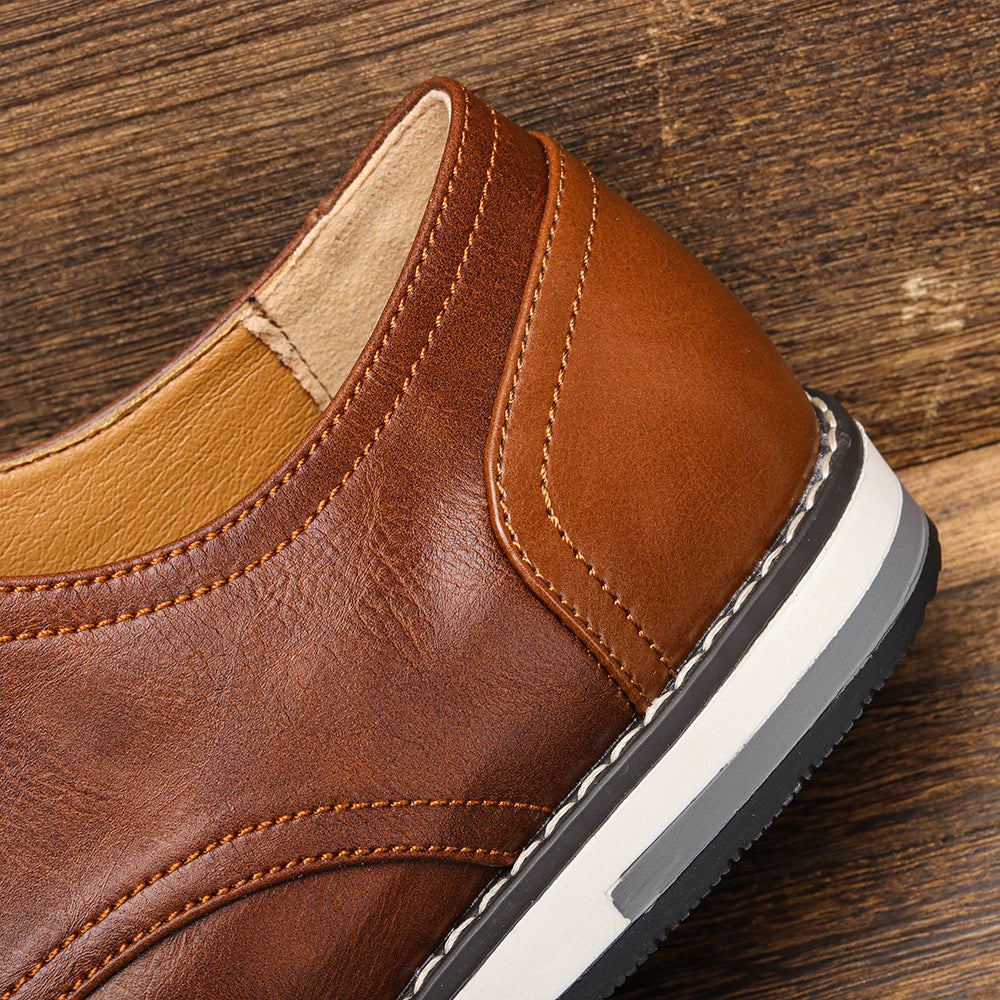 Alden Premium Leather Lace-Up Shoes