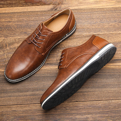 Alden Premium Leather Lace-Up Shoes