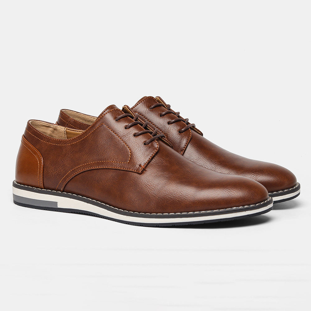 Alden Premium Leather Lace-Up Shoes