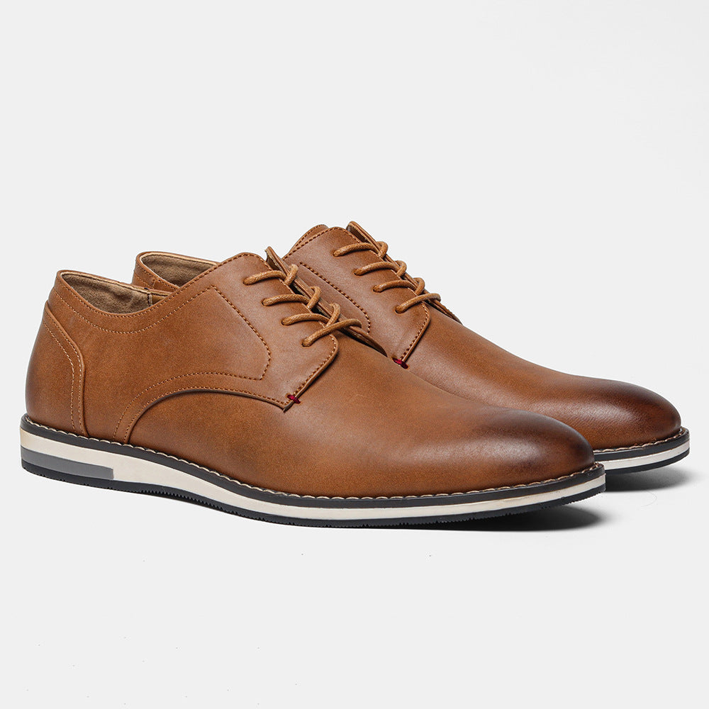 Alden Premium Leather Lace-Up Shoes
