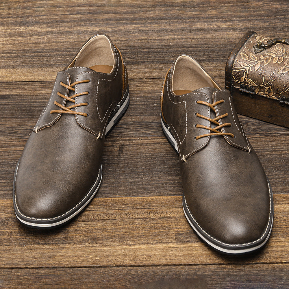 Alden Premium Leather Lace-Up Shoes