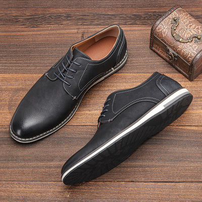Alden Premium Leather Lace-Up Shoes
