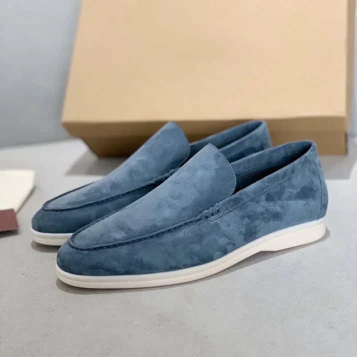 Elegant Suede Slip-On Loafers