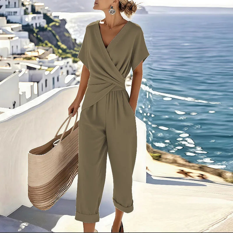 Elena Chic Two-Piece Set – Casual Elegance