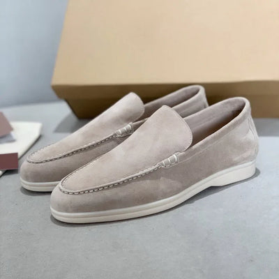 Elegant Suede Slip-On Loafers