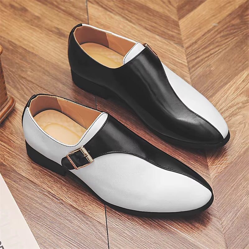 Genuine Leather Monk Shoes