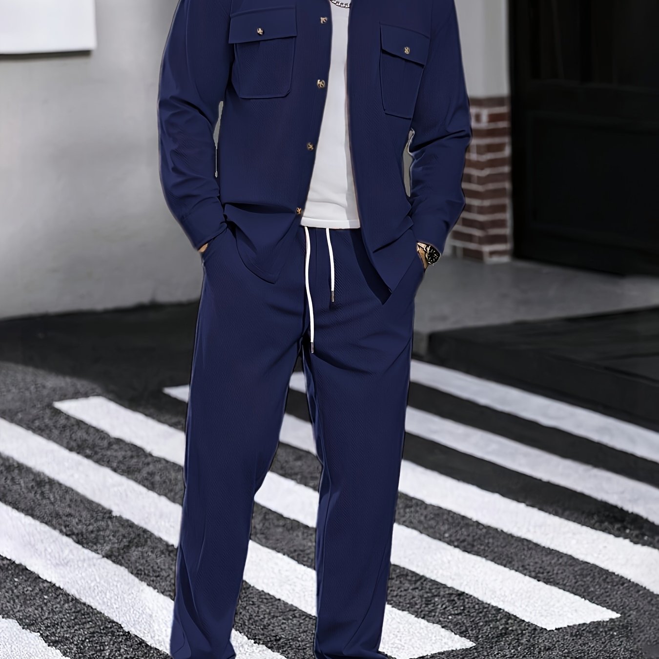 Cross-border Men's Casual Sportswear Set