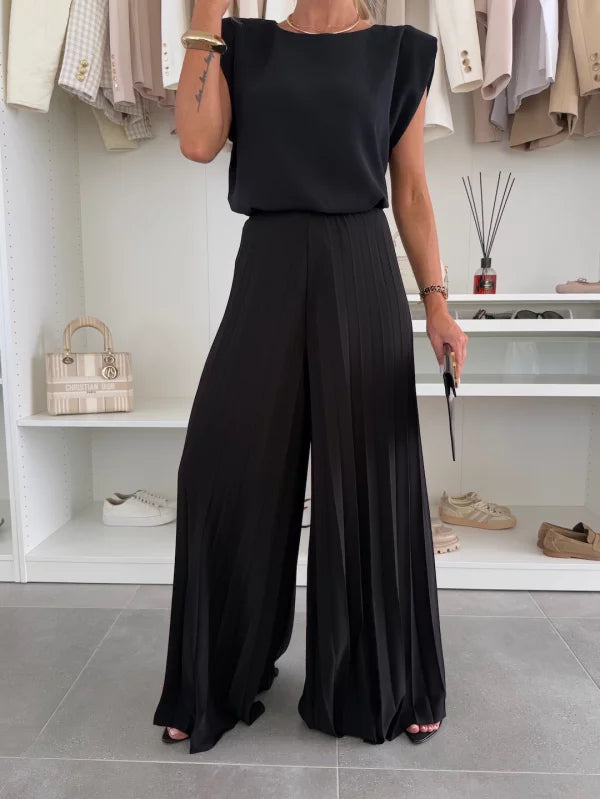 Celeste Pleated Two-Piece Set