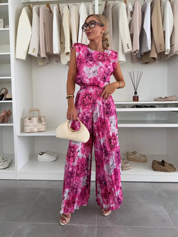 Celeste Pleated Two-Piece Set