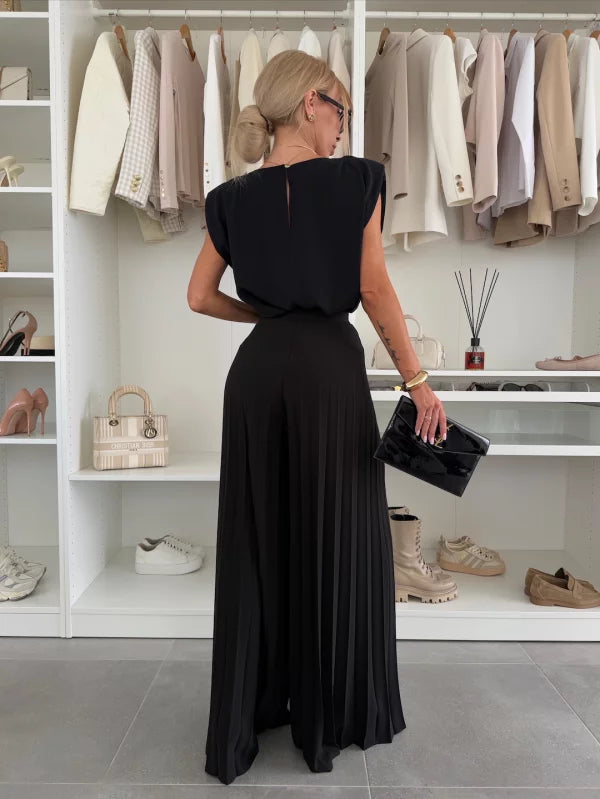 Celeste Pleated Two-Piece Set