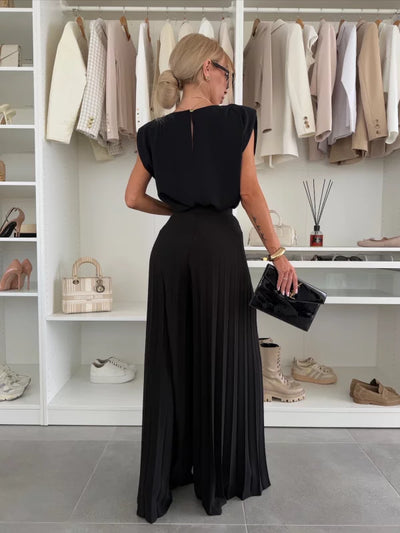 Celeste Pleated Two-Piece Set