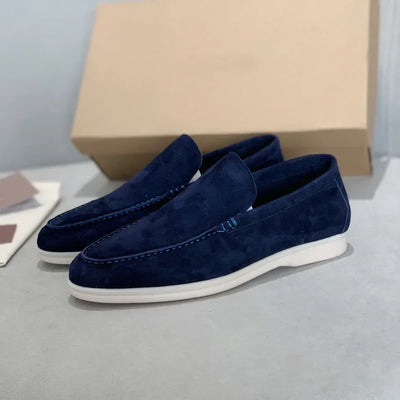 Elegant Suede Slip-On Loafers