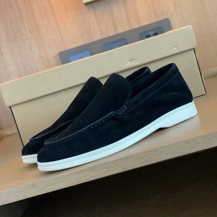 Elegant Suede Slip-On Loafers